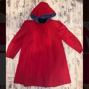 Vintage Red Daren Girl Coat